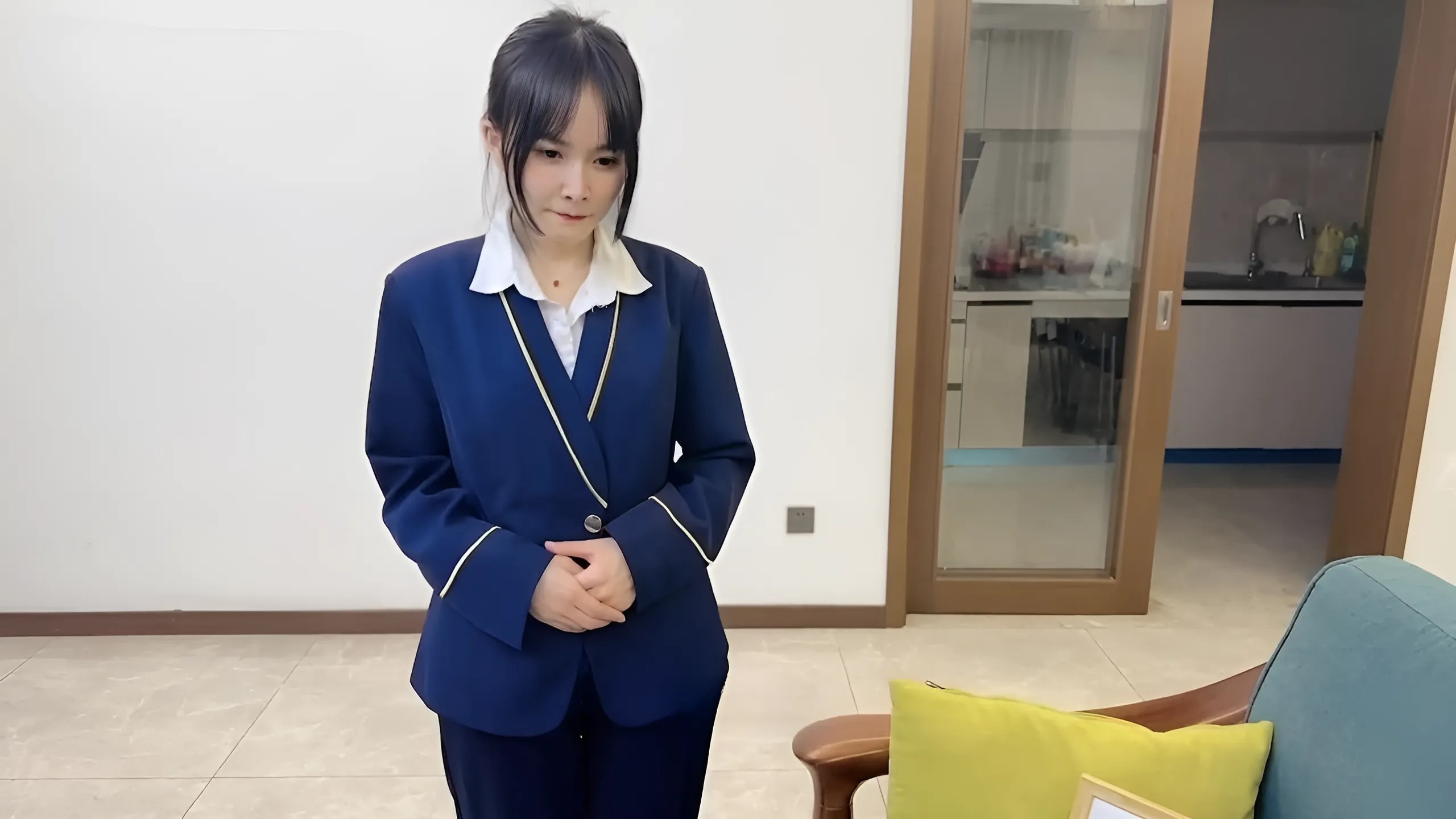 CM-41 Rust na de vlucht uit met de jonge stewardess